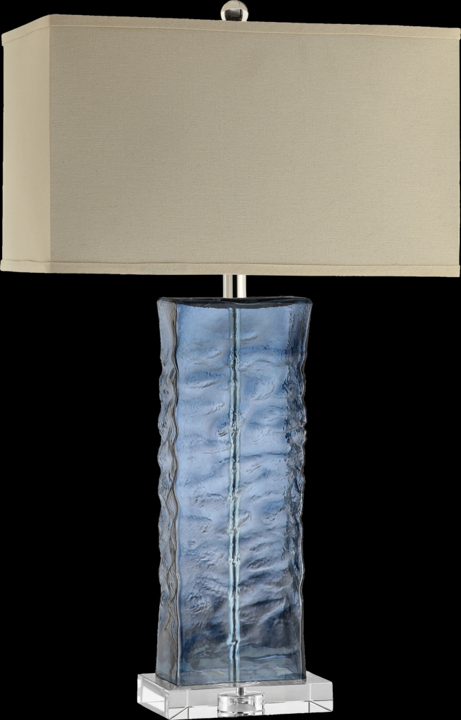 Vinton Road Blue Lamp - Thumbnail - Image 1