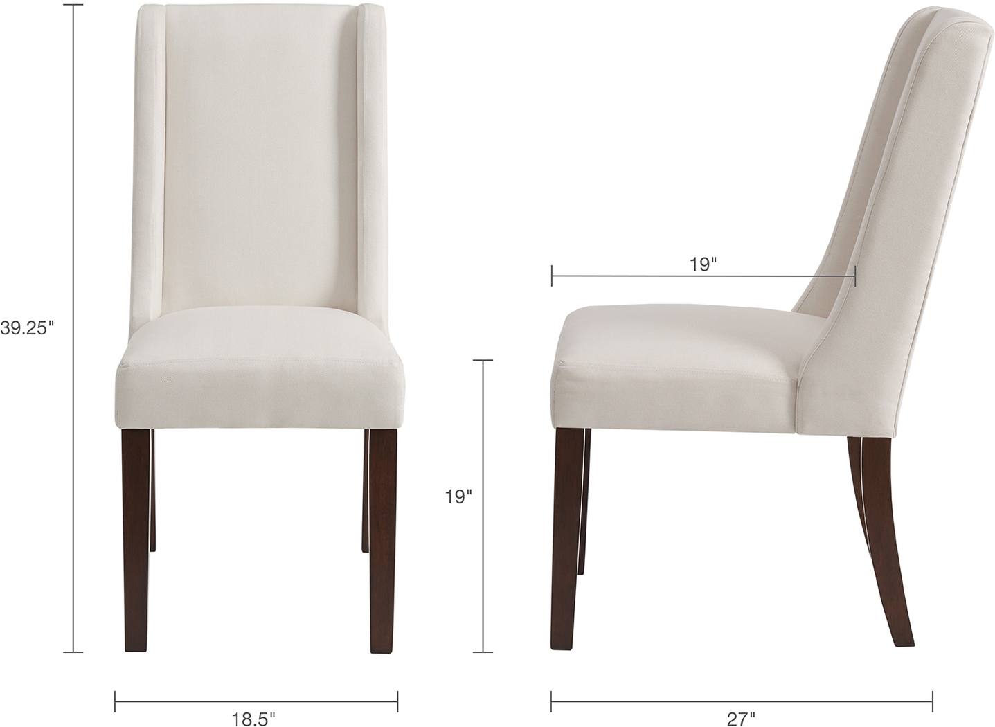 Vinvale Cream Side Chair, Set of 2 - Thumbnail - Image 6