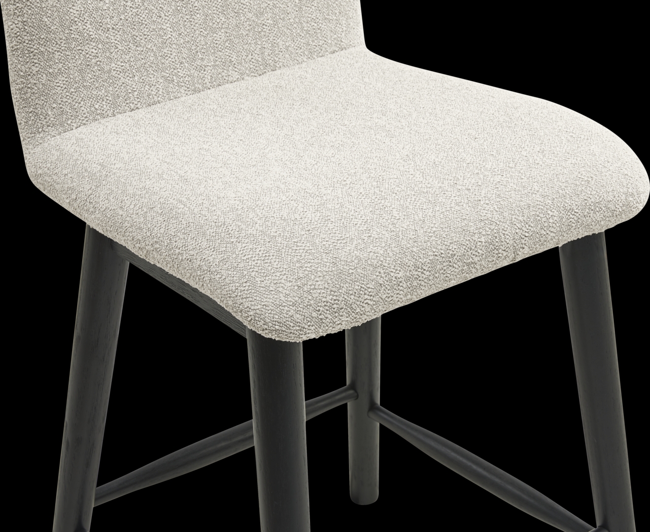 Viola Black Counter Height Stool - Thumbnail - Image 3