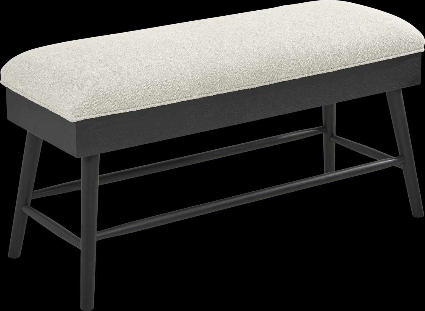 Viola Black Counter Height Storage Bench - Thumbnail - Image 1