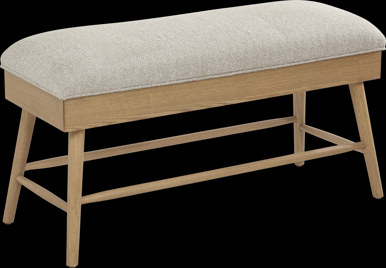 Viola Natural Counter Height Storage Bench - Thumbnail - Image 1