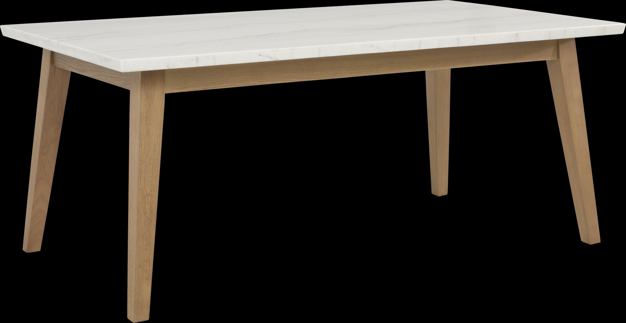 Viola Natural Marble Top Dining Table - Thumbnail - Image 1