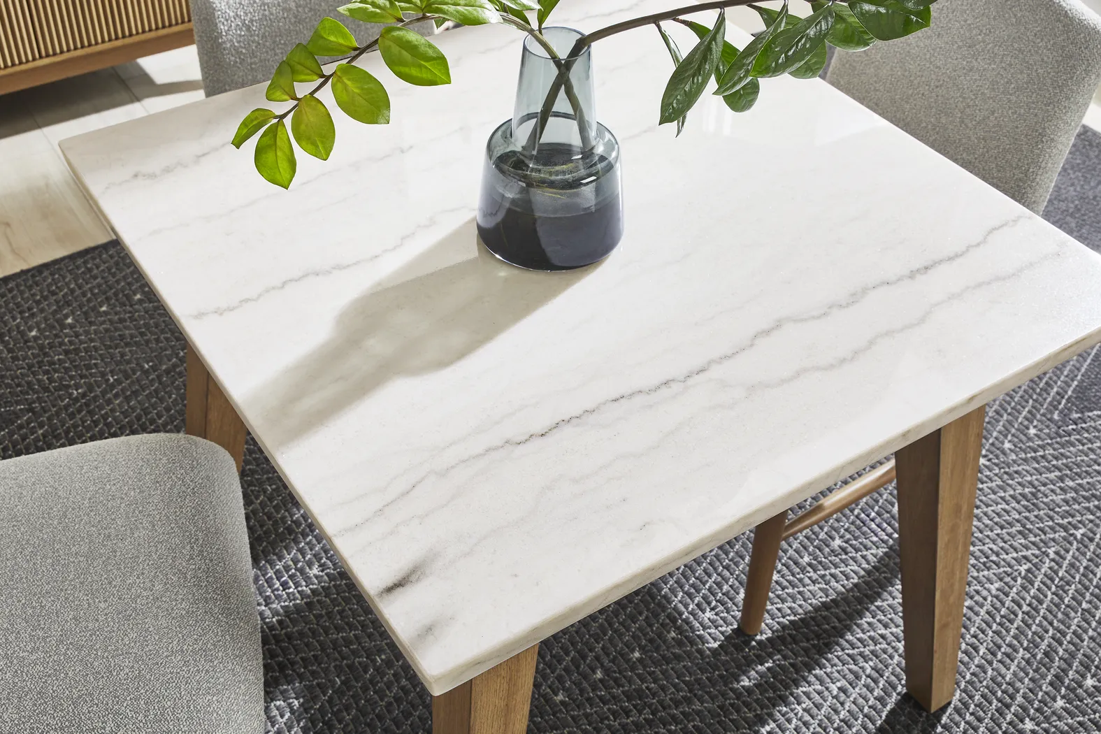 Viola White 3 Pc Square Counter Height Dining Room - Image 3
