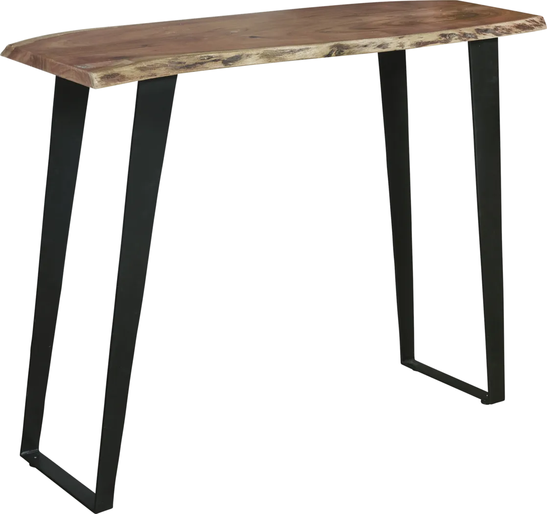 Violenan Brown Sofa Table - Thumbnail - Image 1