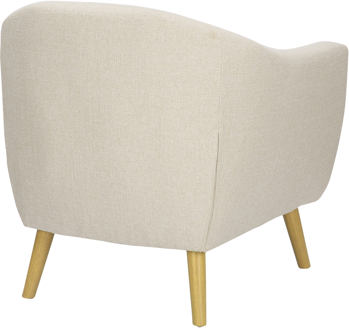 Violwell Cream Accent Chair - Thumbnail - Image 6