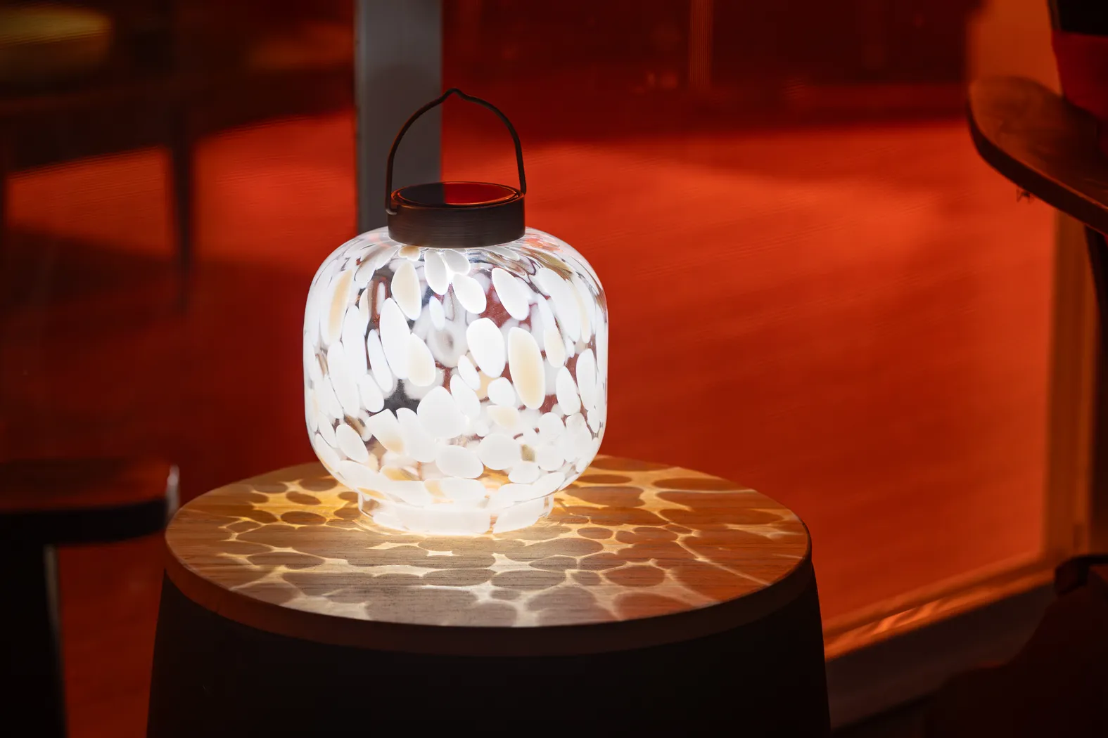 Virela White Outdoor Lantern - Thumbnail - Image 2