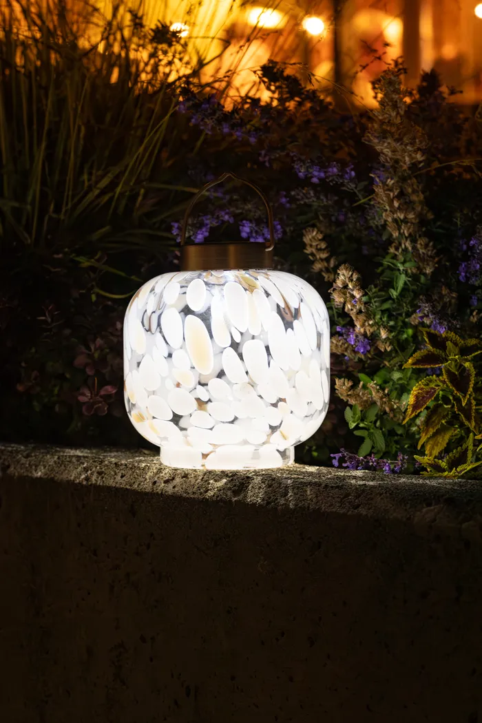 Virela White Outdoor Lantern - Thumbnail - Image 3