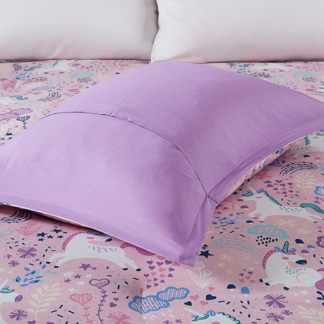 Vireo Pink Twin Comforter Set - Thumbnail - Image 5