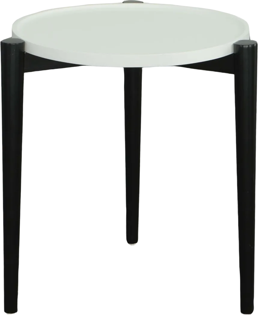 Virgate Black End Table - Thumbnail - Image 1