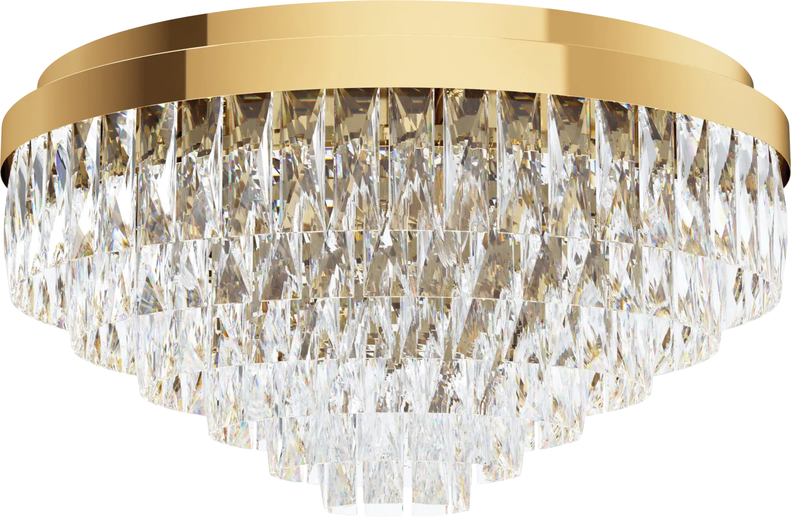 Virgil Sea Gold Flush Mount - Thumbnail - Image 1