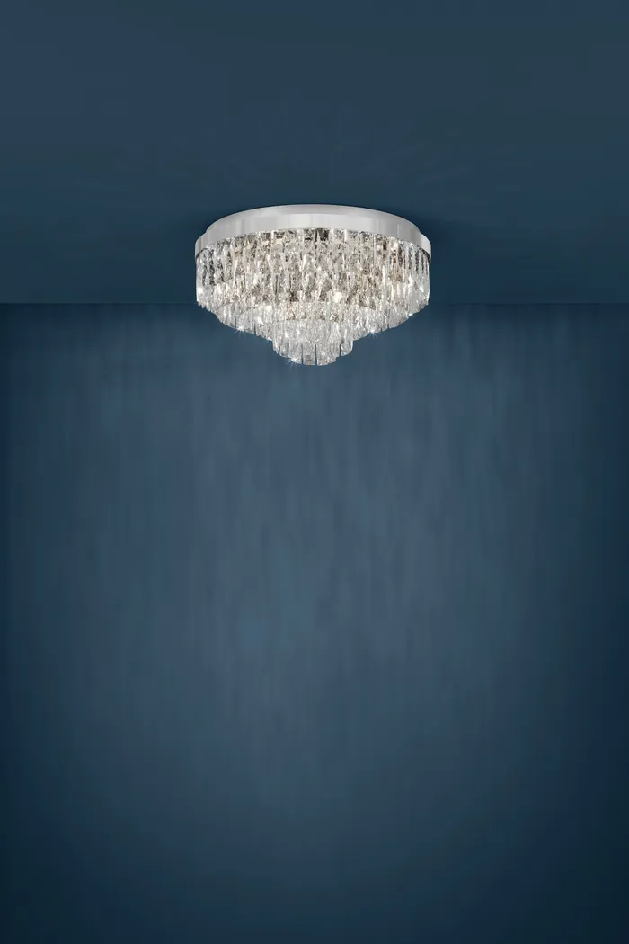 Virgil Sea Silver Flush Mount - Thumbnail - Image 2