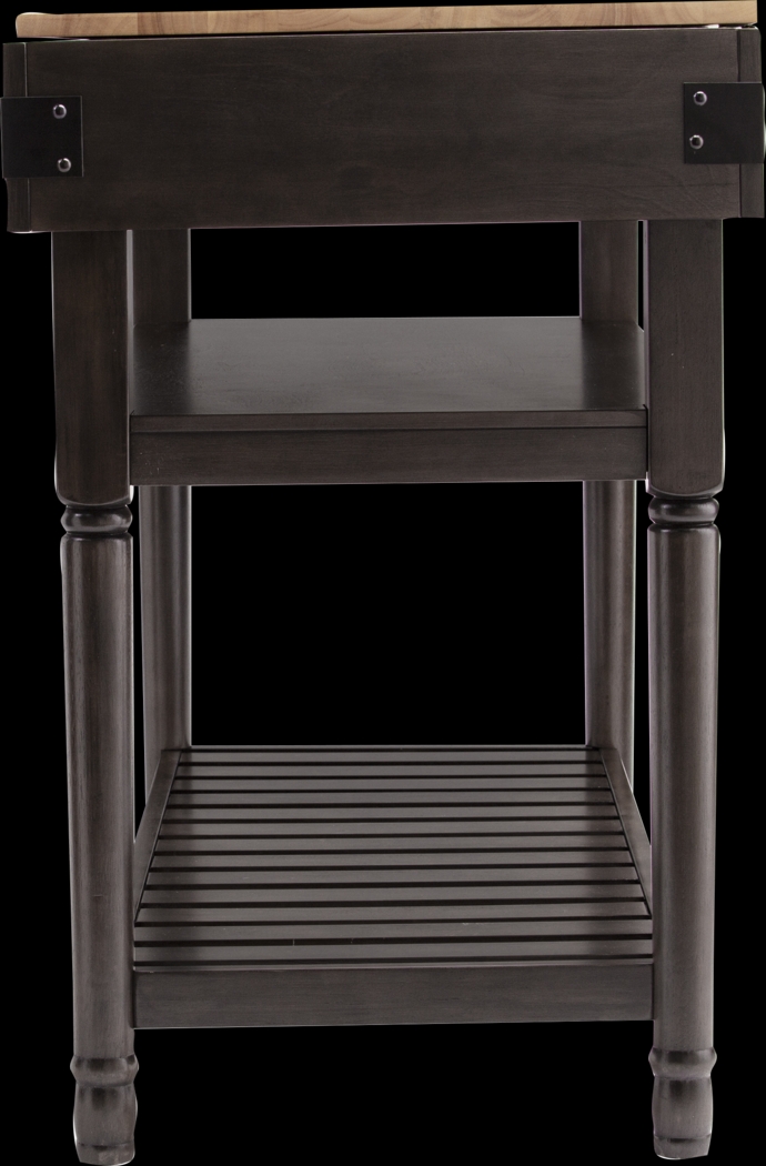 Virginanna Natural Kitchen Island - Thumbnail - Image 2