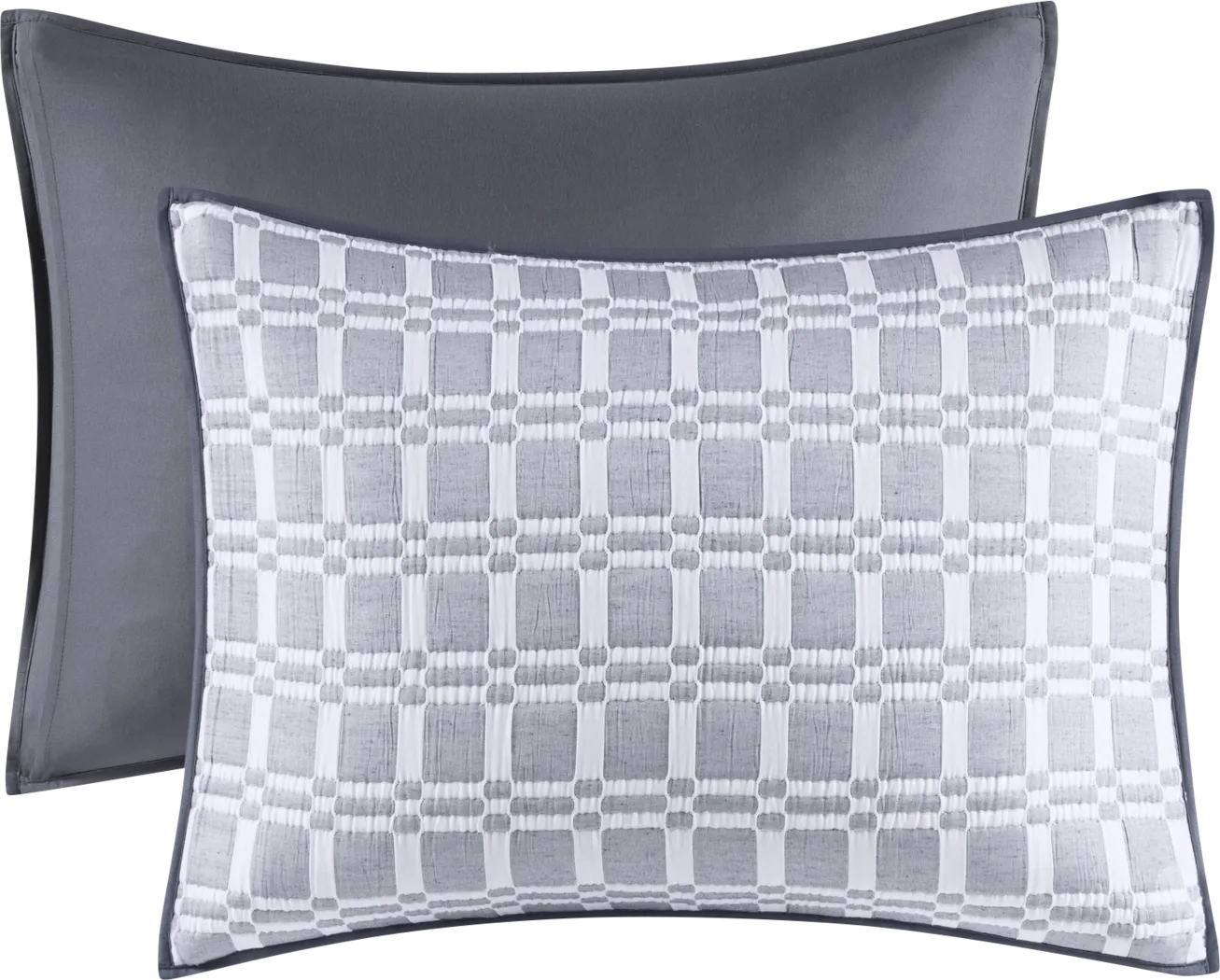 Viriole Gray 3 Pc Full/Queen Coverlet Set - Thumbnail - Image 7