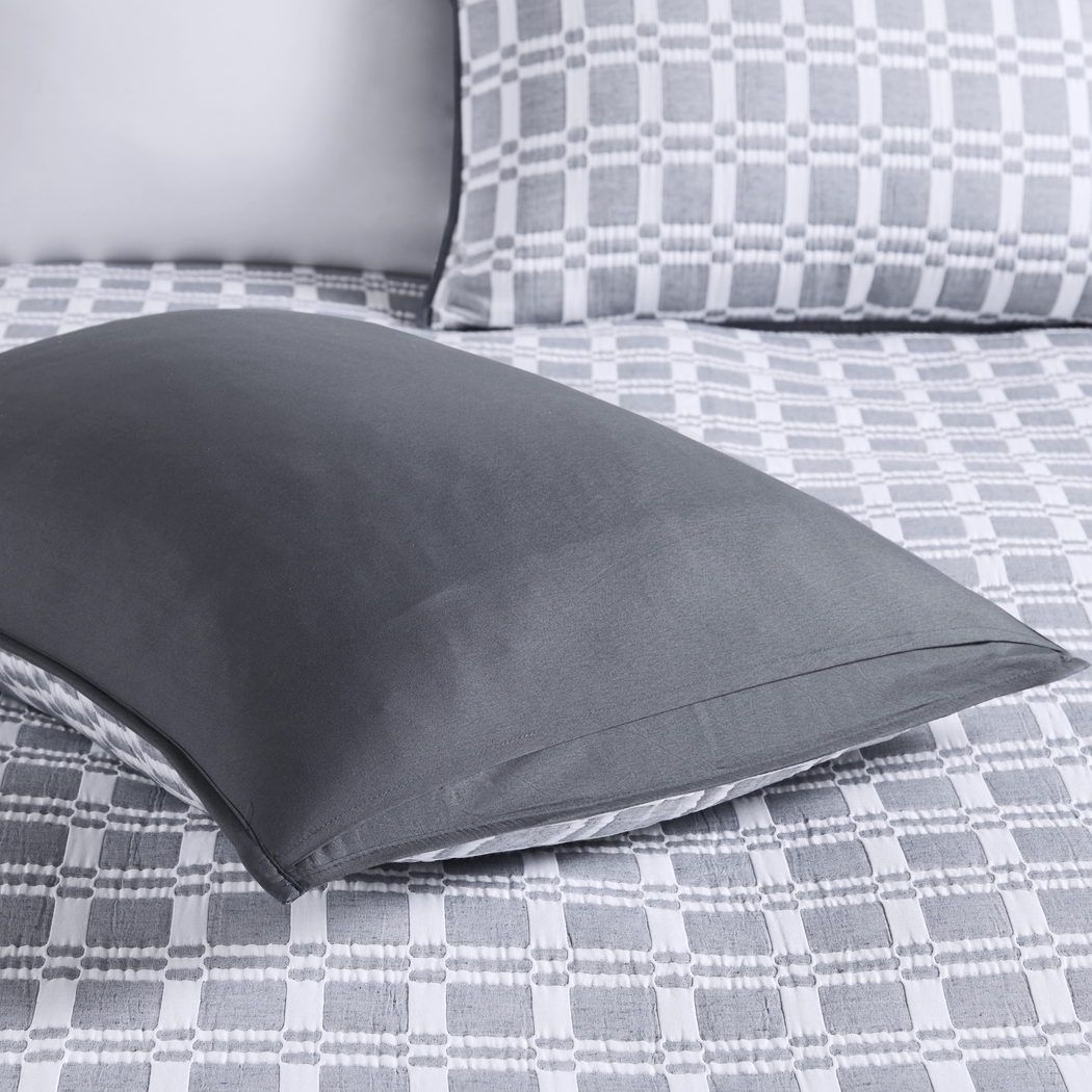 Viriole Gray 3 Pc King/California King Coverlet Set - Thumbnail - Image 8