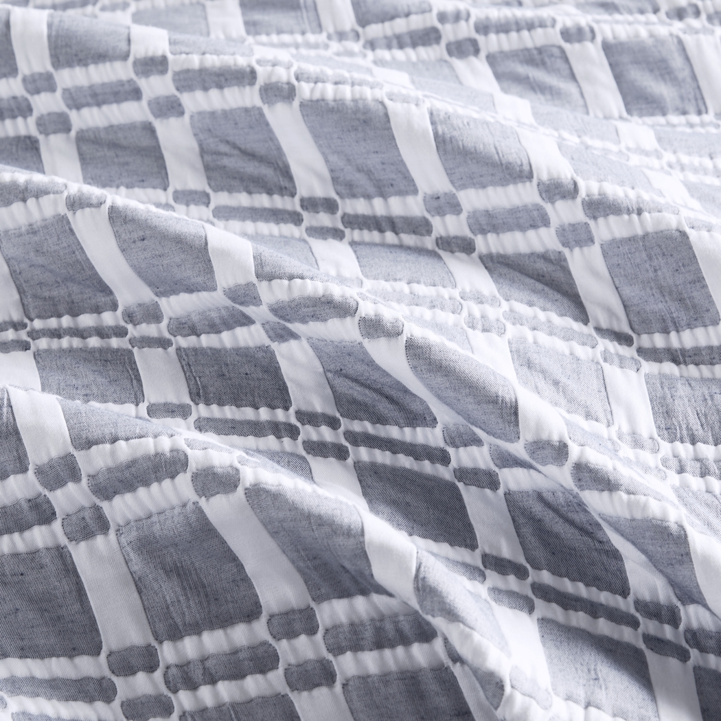 Viriole Gray 3 Pc King/California King Coverlet Set - Thumbnail - Image 10