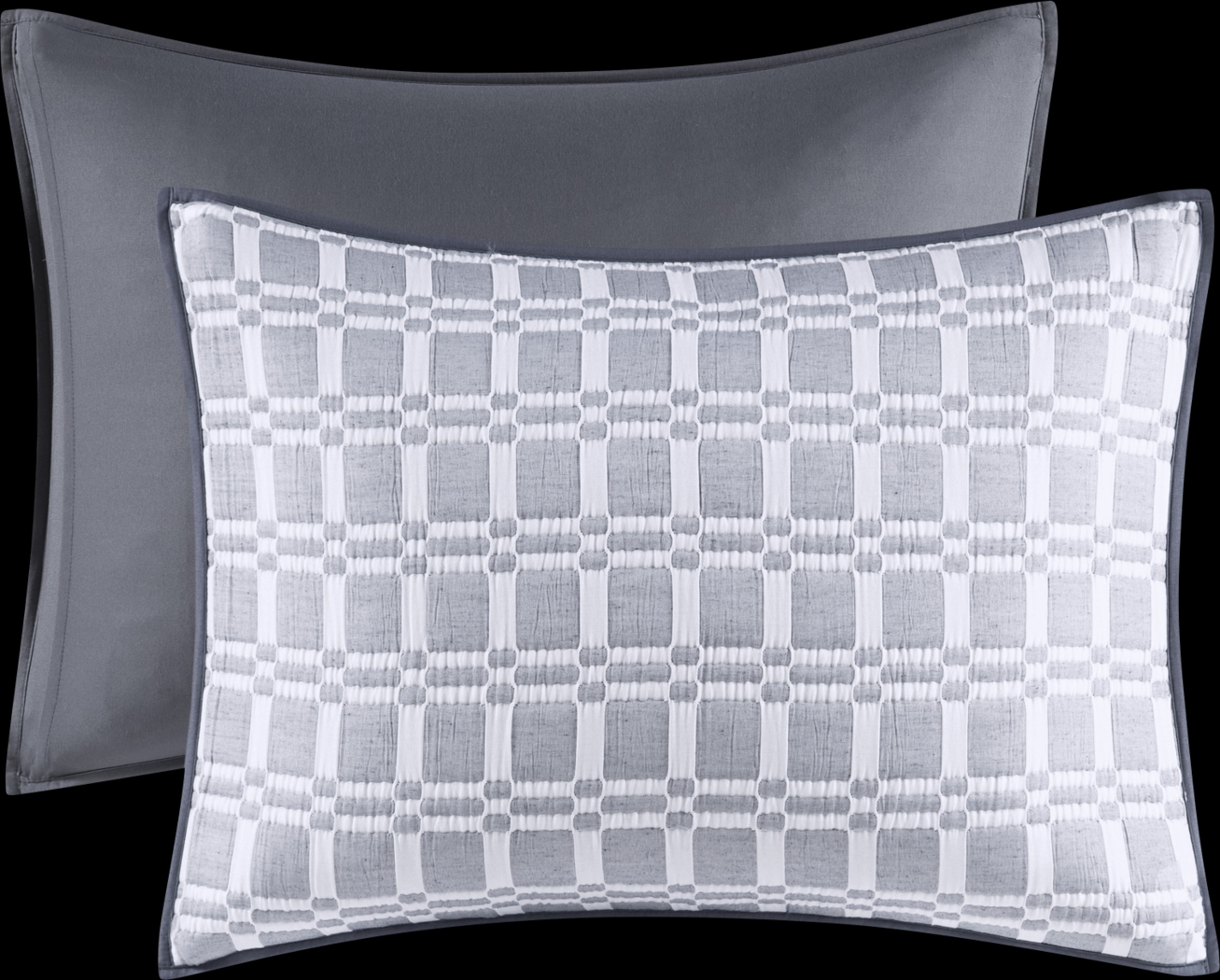 Viriole Gray 3 Pc King/California King Coverlet Set - Thumbnail - Image 7