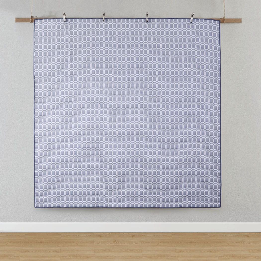 Viriole Indigo 3 Pc King/California King Coverlet Set - Thumbnail - Image 14