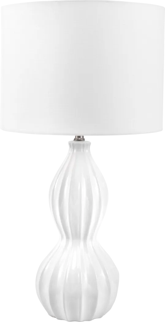 Virkler Cream Lamp - Thumbnail - Image 1