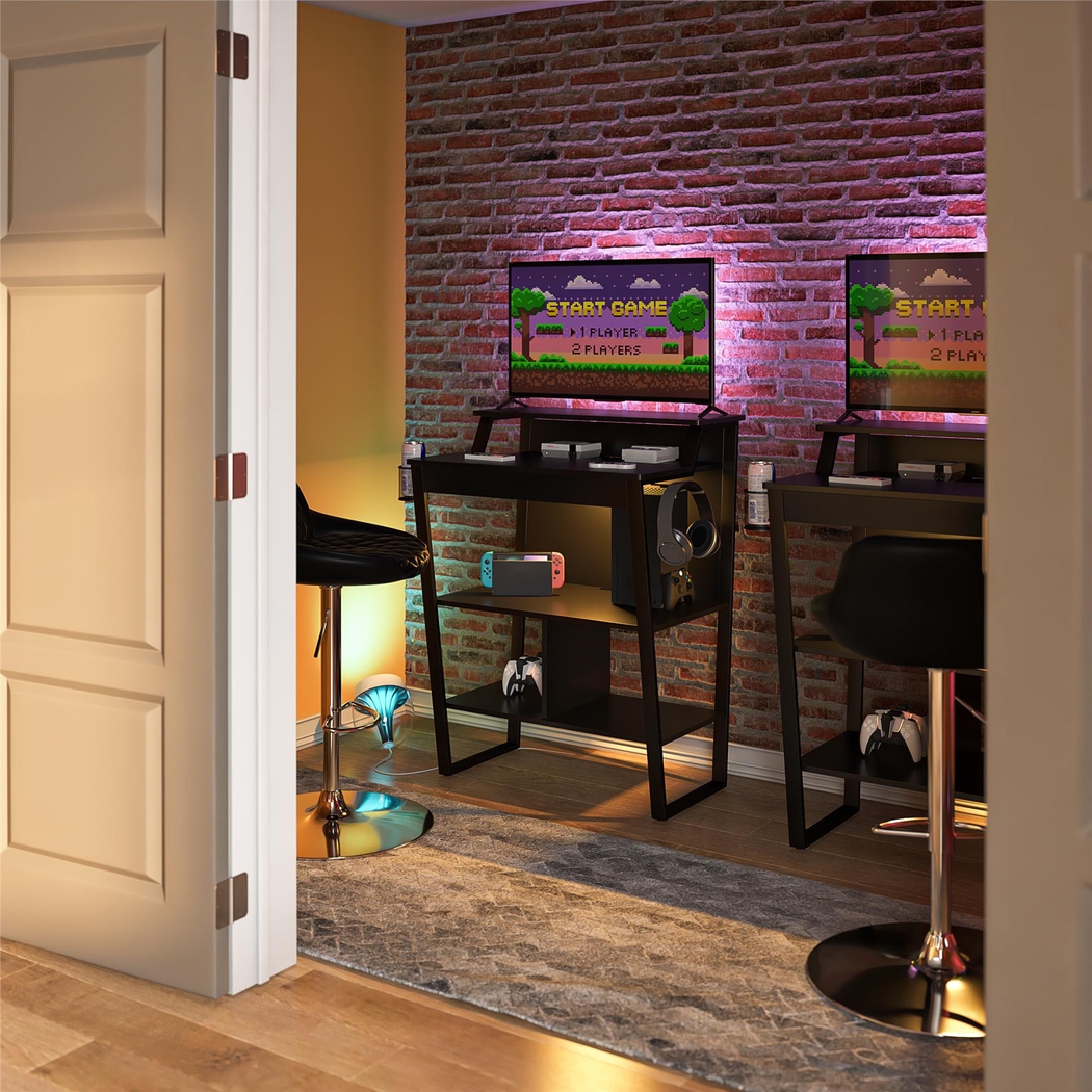 Virmar Black Gaming Desk - Thumbnail - Image 4