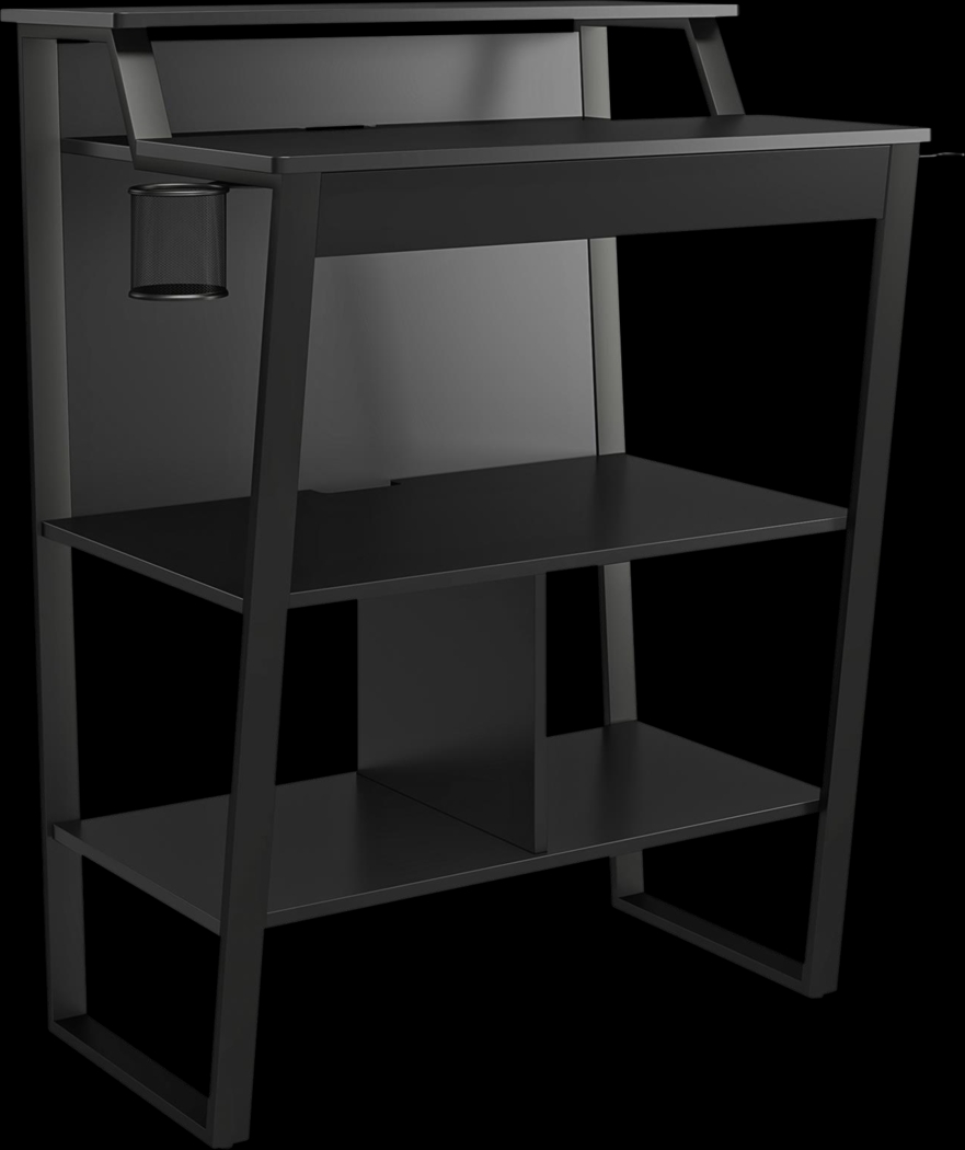 Virmar Black Gaming Desk - Thumbnail - Image 1