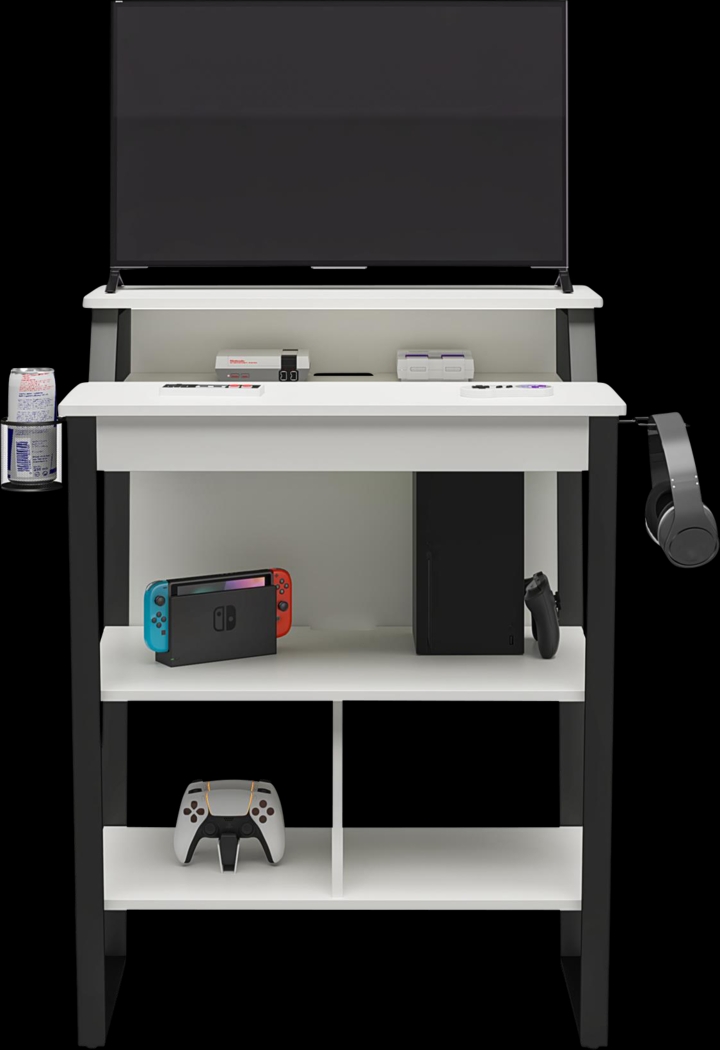 Virmar White Gaming Desk - Thumbnail - Image 4