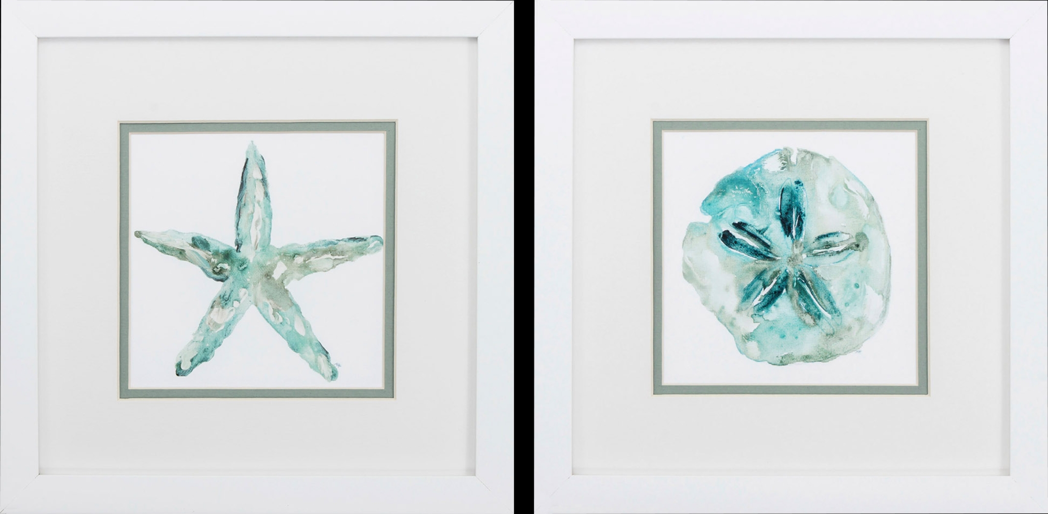 Vironcia Blue Artwork, Set of 2 - Thumbnail - Image 1