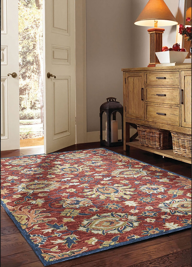 Virsend Multi/Blue 5' x 8' Rug - Thumbnail - Image 2
