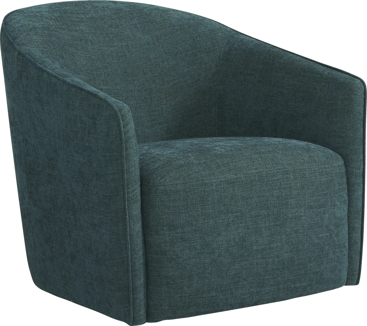 Vista Ridge Teal Swivel Chair - Thumbnail - Image 1