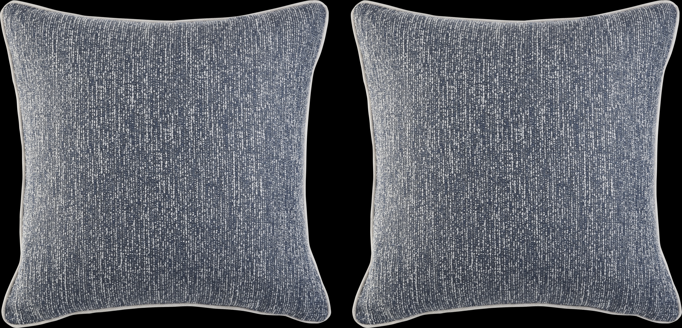 Vista Slate Slate Blue Indoor/Outdoor Accent Pillow, Set of 2 - Thumbnail - Image 1