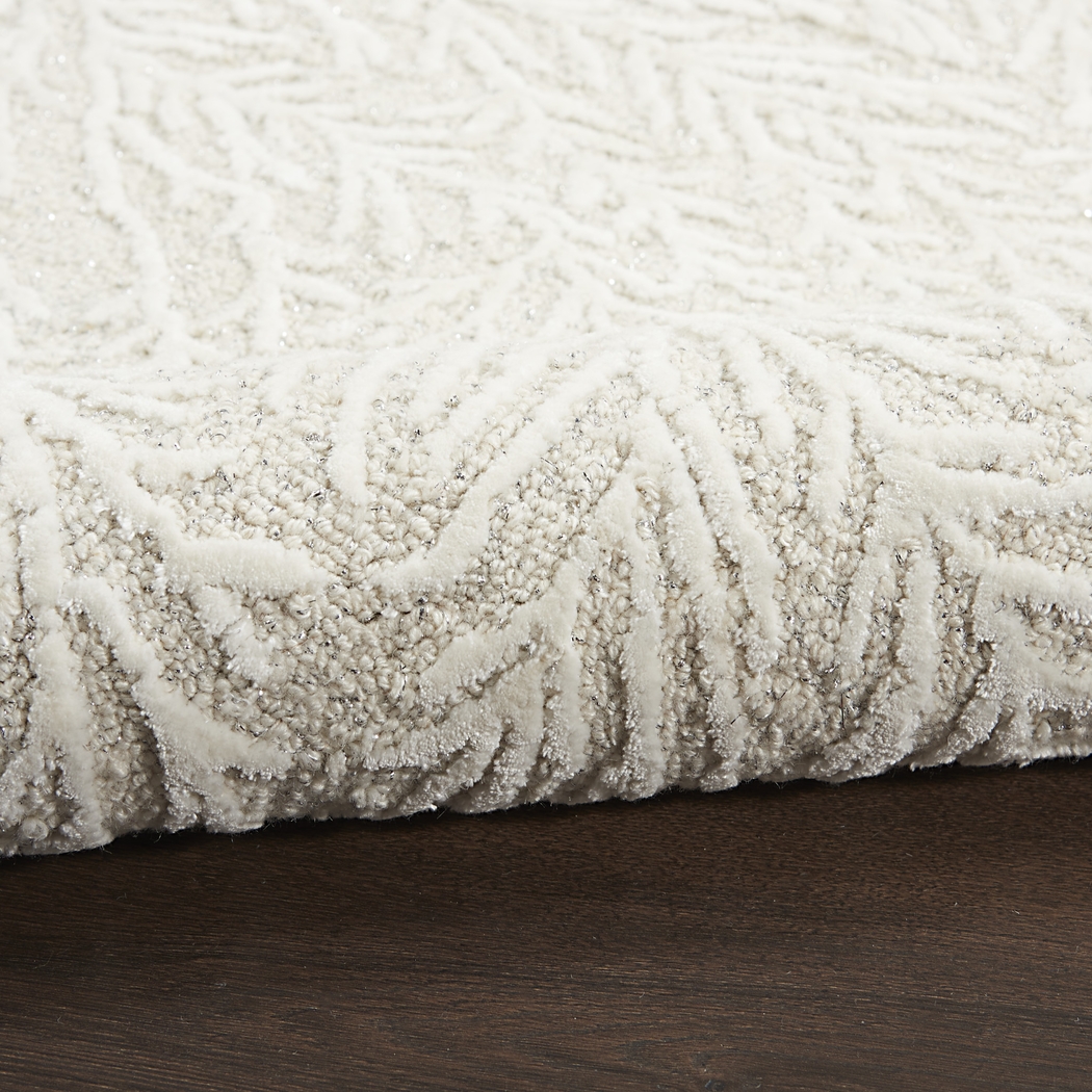 Vista Valley Ivory 5'3" x 7'3" Rug - Thumbnail - Image 2
