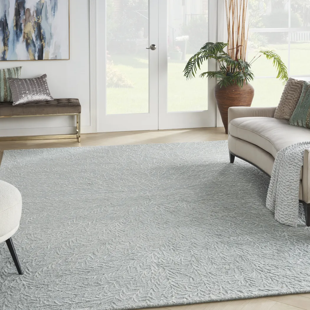 Vista Valley Ivory 9'9 x 13'1 Rug - Thumbnail - Image 2