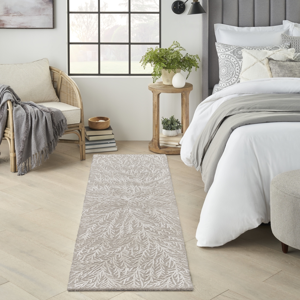 Vista Valley Taupe 2'3" x 8' Rug - Thumbnail - Image 5