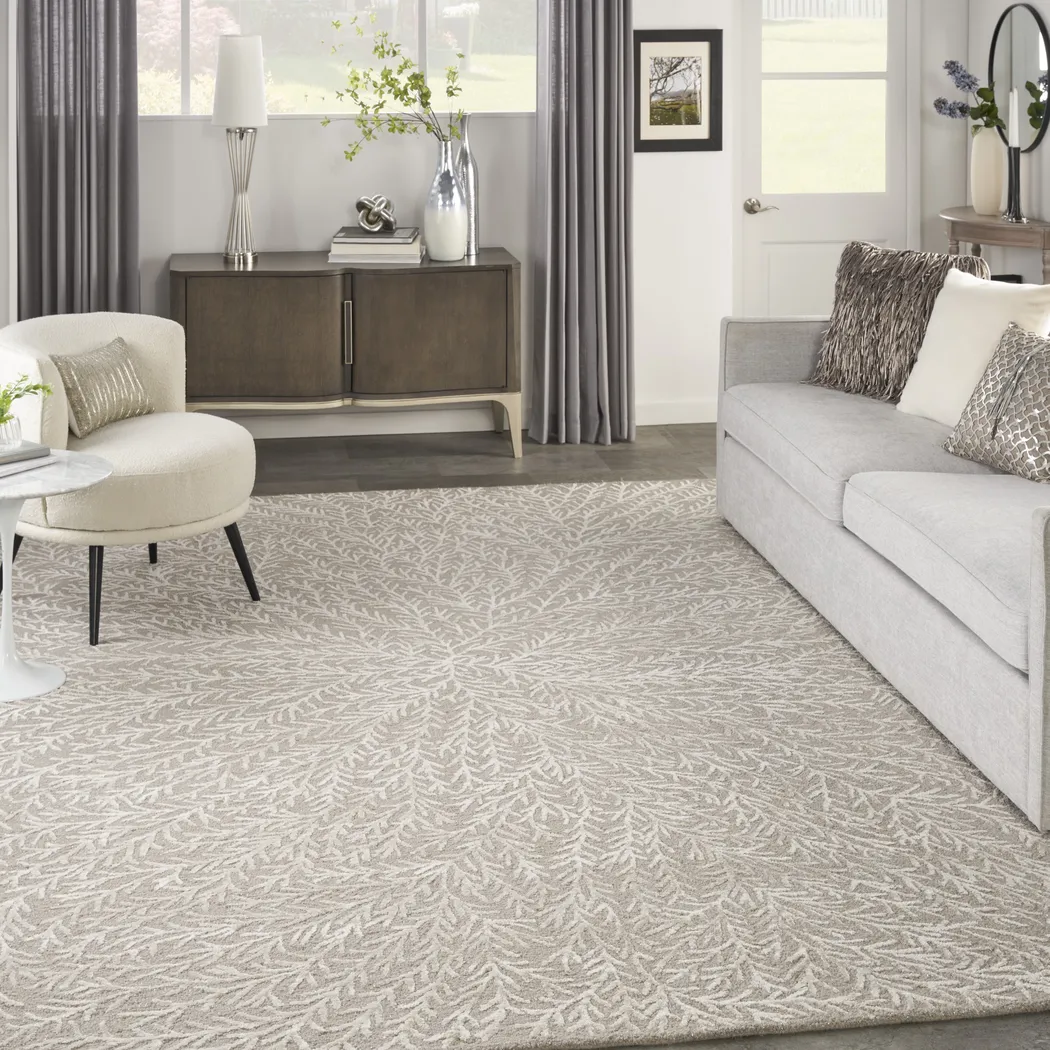 Vista Valley Taupe '9 x 9'9 Rug - Thumbnail - Image 2