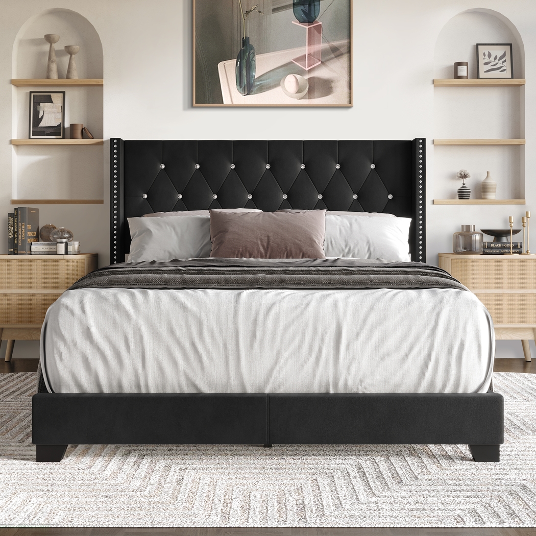 Vistalane Black Queen Bed - Thumbnail - Image 2