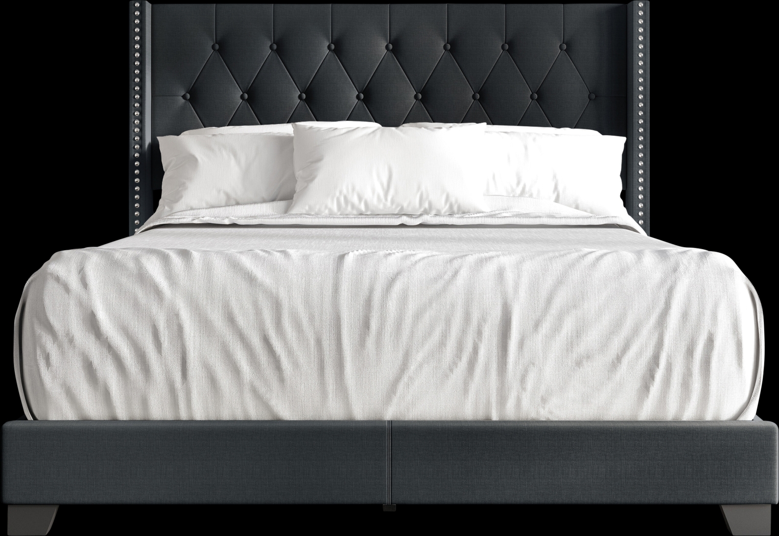 Vistalane Dark Gray Queen Bed - Thumbnail - Image 3