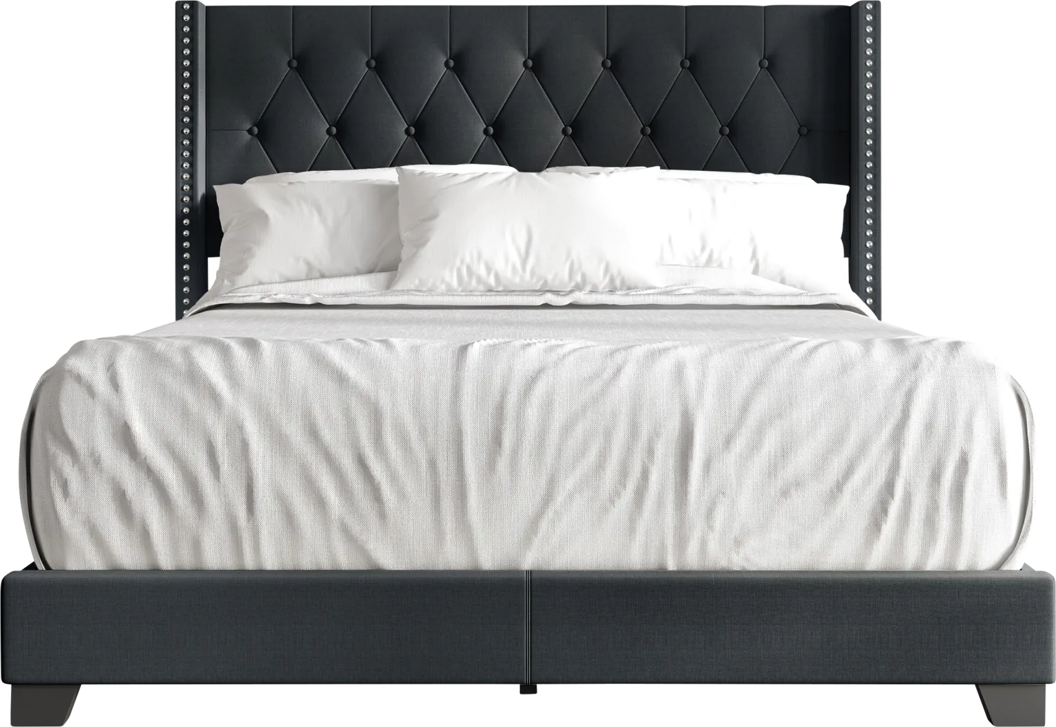 Vistalane Dark Gray Twin Bed - Thumbnail - Image 4