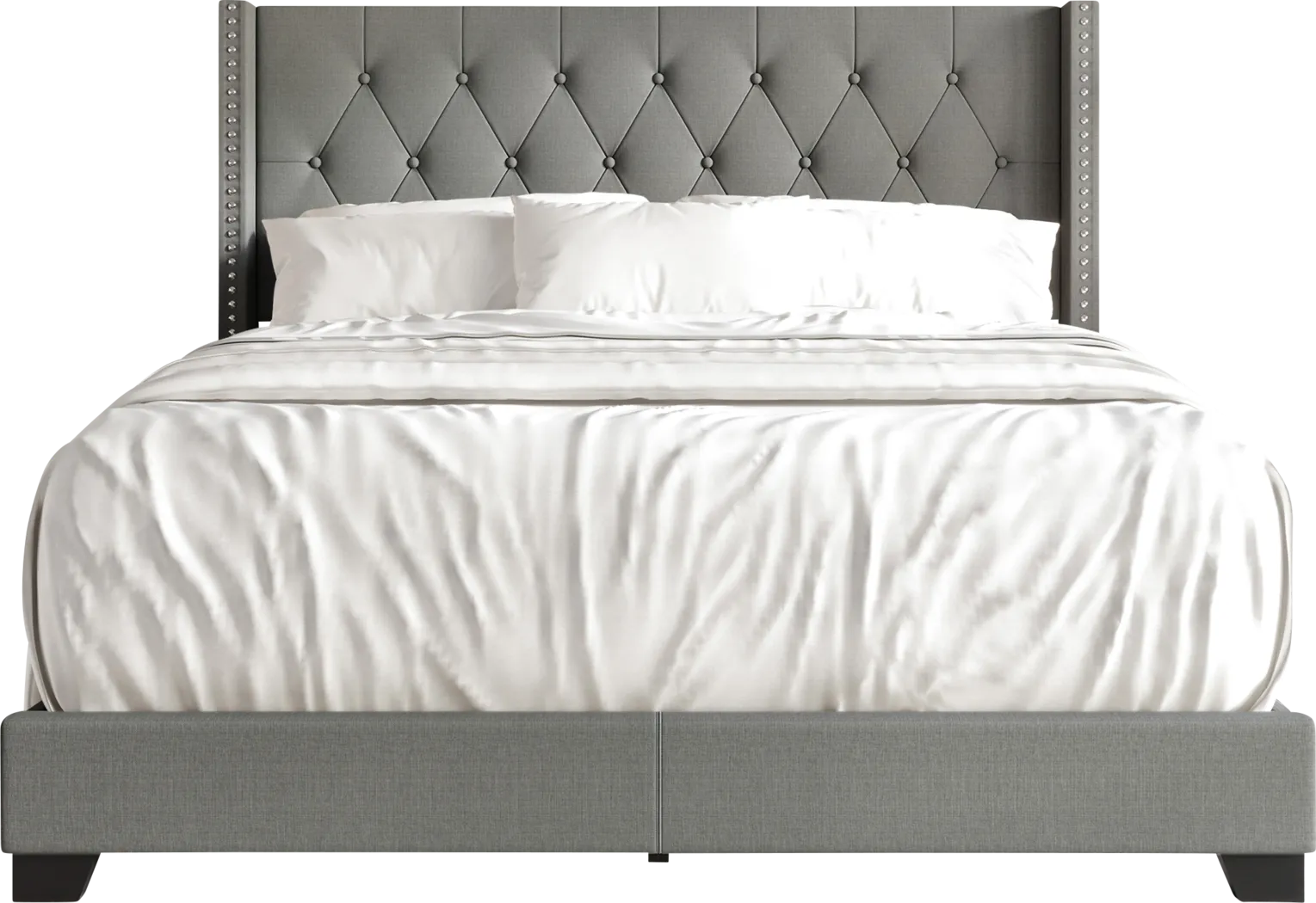 Vistalane Light Gray Queen Bed - Thumbnail - Image 4