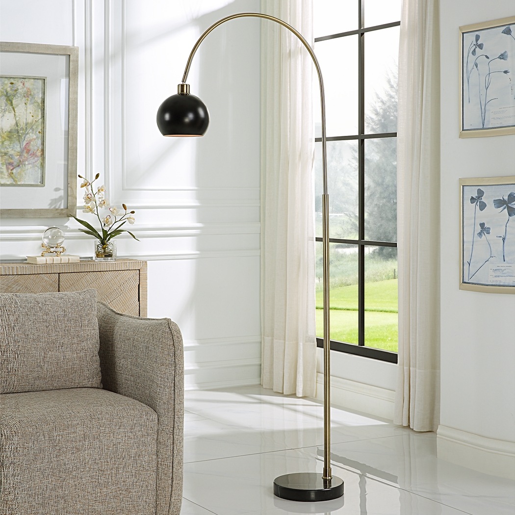 Vistancia Shores Black Floor Lamp - Thumbnail - Image 3
