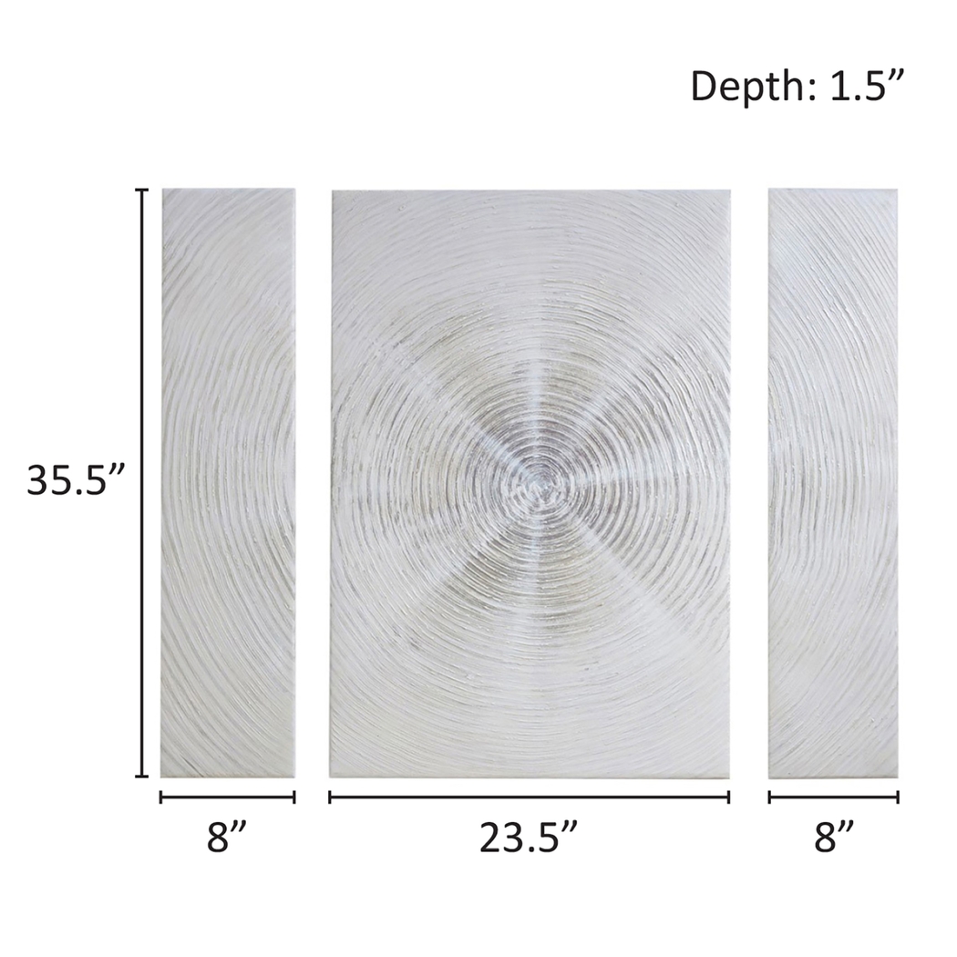 Vistarow Silver Wall Decor, Set of 3 - Thumbnail - Image 8