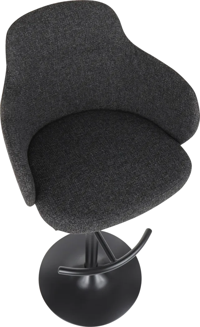 Vitadale Gray Adjustable Barstool, Set of 2 - Thumbnail - Image 8
