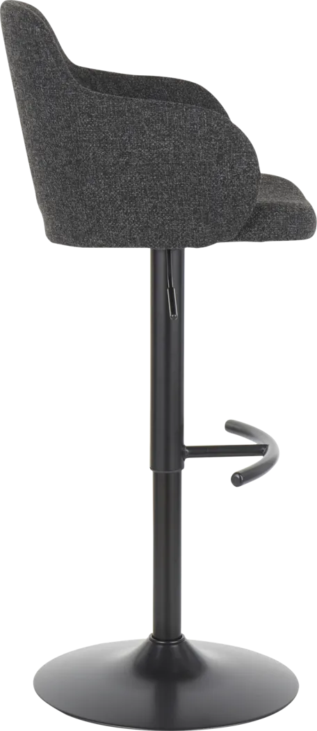 Vitadale Gray Adjustable Barstool, Set of 2 - Thumbnail - Image 9