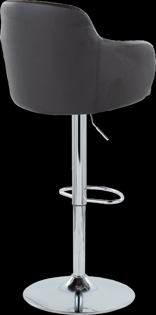 Vitadale II Black Adjustable Barstool, Set of 2 - Thumbnail - Image 6