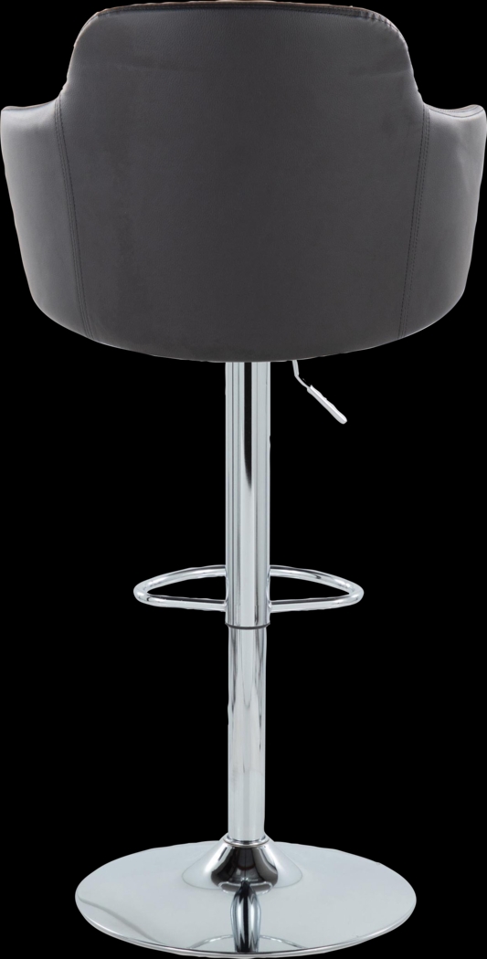 Vitadale II Black Adjustable Barstool, Set of 2 - Thumbnail - Image 7