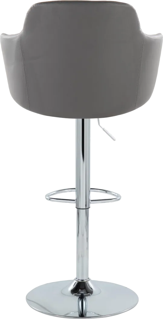 Vitadale II Gray Adjustable Barstool, Set of 2 - Thumbnail - Image 6