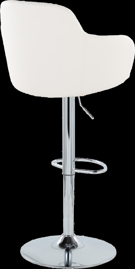 Vitadale II White Adjustable Barstool, Set of 2 - Thumbnail - Image 11