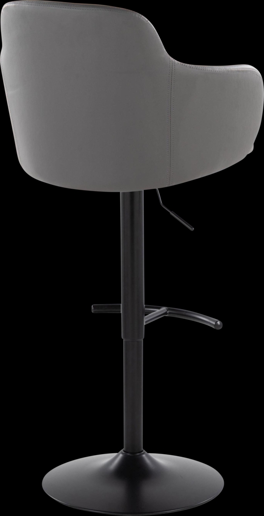 Vitadale VI Gray Adjustable Swivel Barstool, Set of 2 - Thumbnail - Image 6