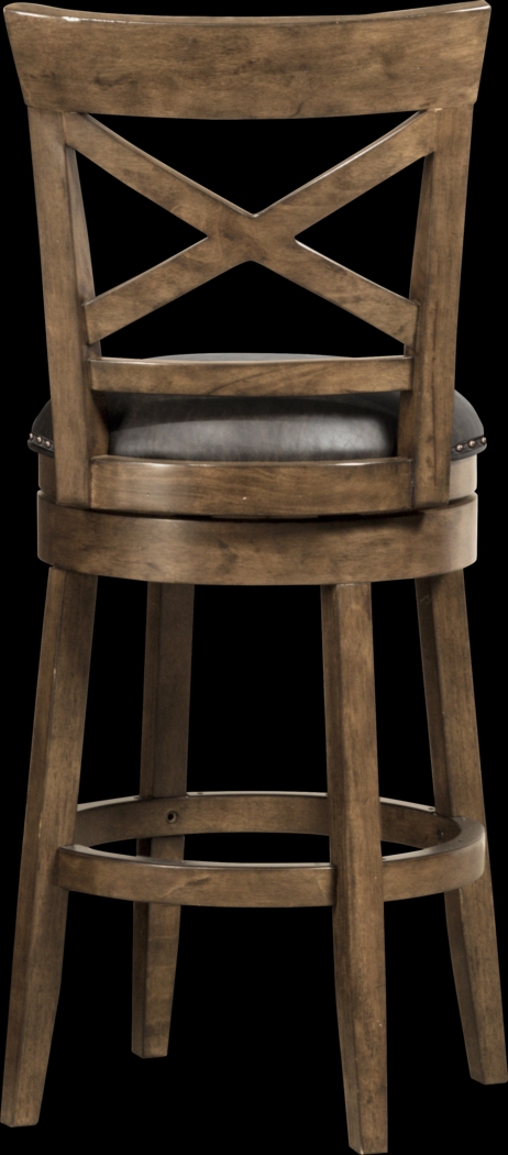 Vitellius Brown Swivel Counter Height Stool - Thumbnail - Image 5