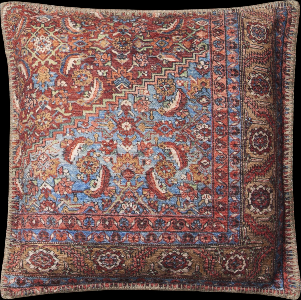 Vivaan Red Accent Pillow - Thumbnail - Image 1