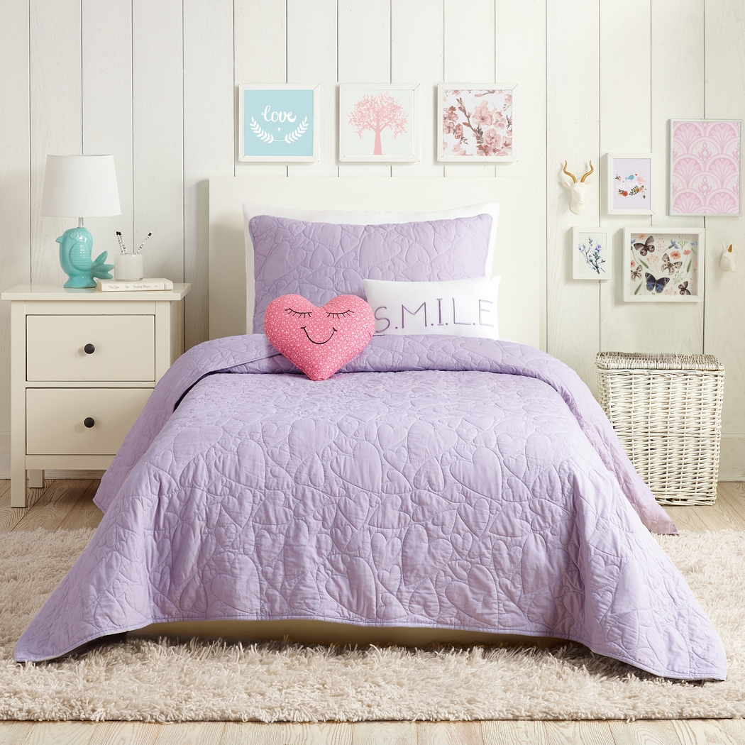 Vivi Purple Full Comforter Set - Thumbnail - Image 2