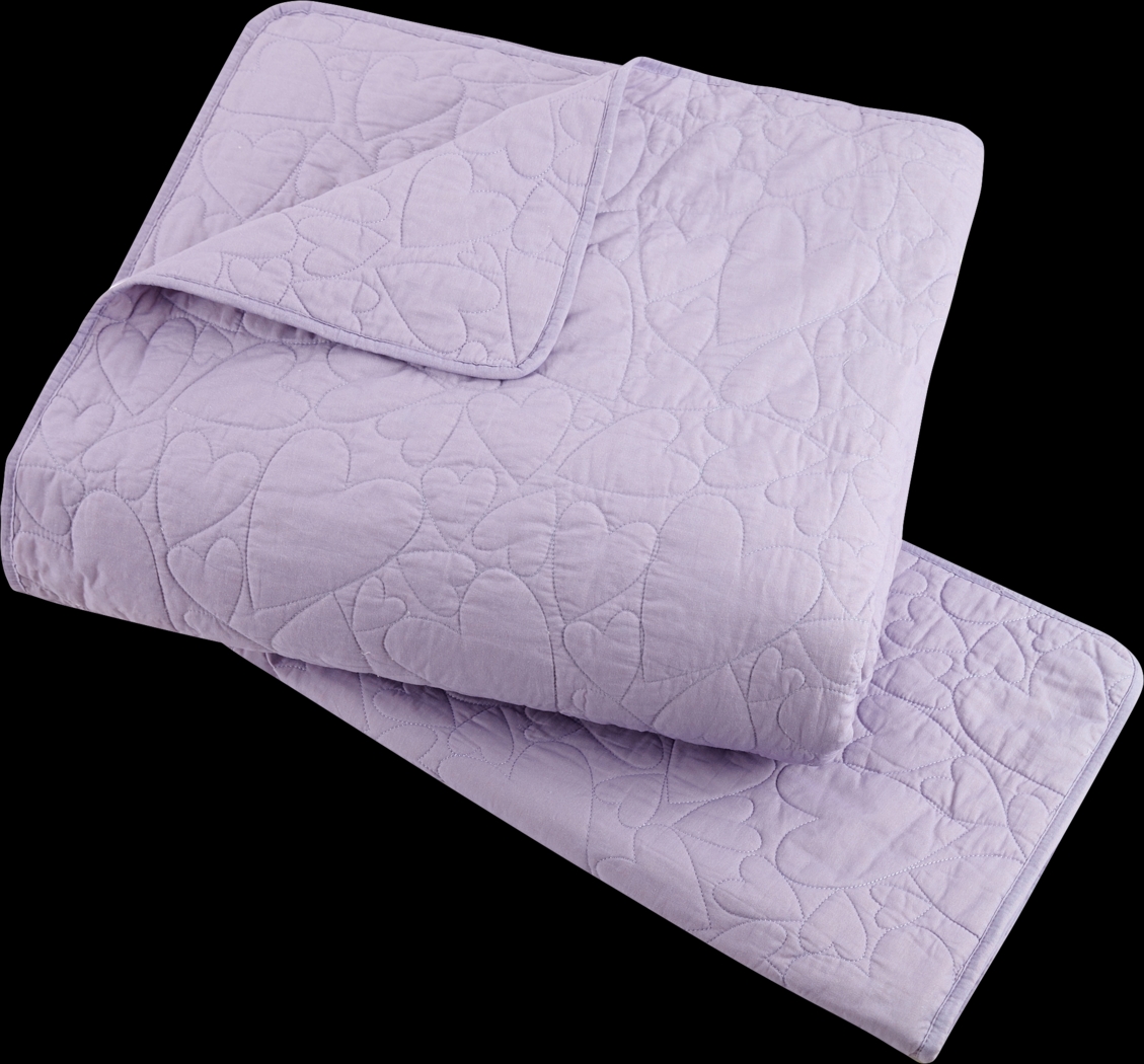Vivi Purple Twin Comforter Set - Thumbnail - Image 7